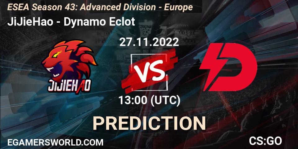Pronóstico Invictus Int - Dynamo Eclot. 27.11.22, CS2 (CS:GO), ESEA Season 43: Advanced Division - Europe
