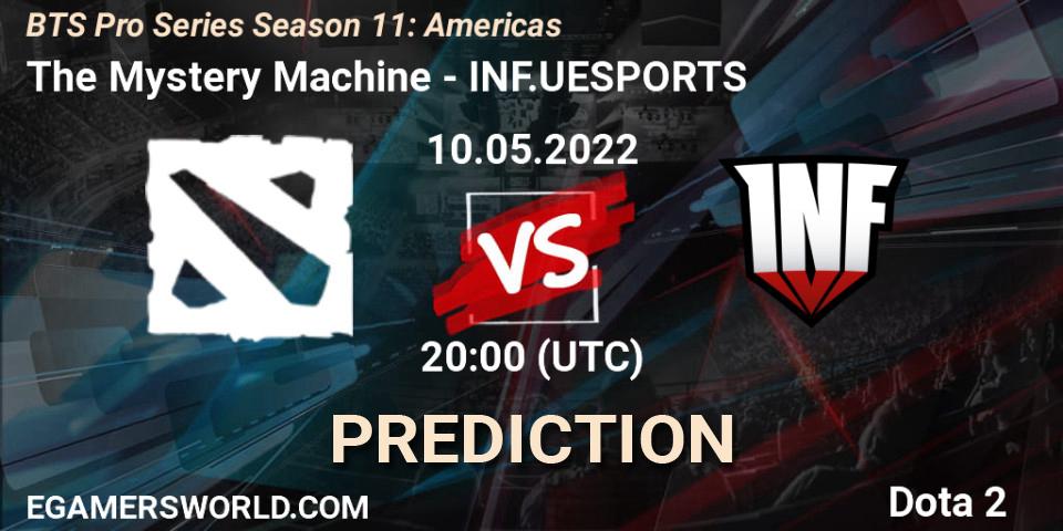 Pronóstico The Mystery Machine - INF.UESPORTS. 10.05.2022 at 20:02, Dota 2, BTS Pro Series Season 11: Americas