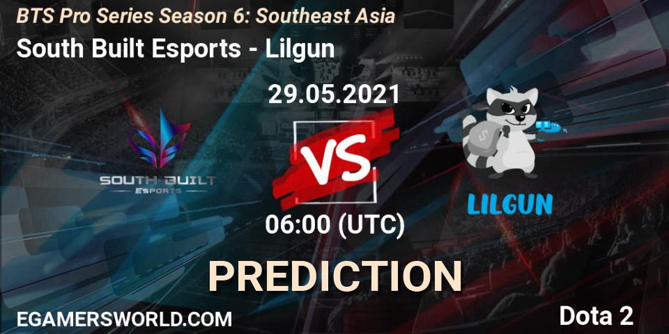 Pronóstico South Built Esports - Lilgun. 29.05.2021 at 06:00, Dota 2, BTS Pro Series Season 6: Southeast Asia