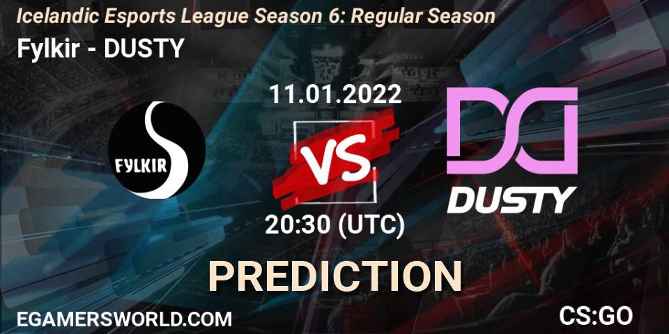 Pronóstico Fylkir - DUSTY. 11.01.2022 at 20:30, Counter-Strike (CS2), Icelandic Esports League Season 6: Regular Season