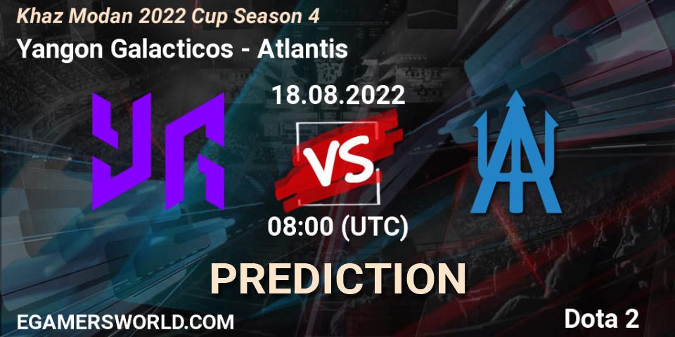 Pronóstico UD Vessuwan - Atlantis. 18.08.2022 at 06:53, Dota 2, Khaz Modan 2022 Cup Season 4