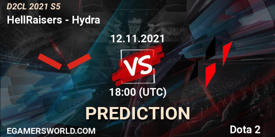 Pronóstico HellRaisers - Hydra. 12.11.2021 at 12:02, Dota 2, Dota 2 Champions League 2021 Season 5