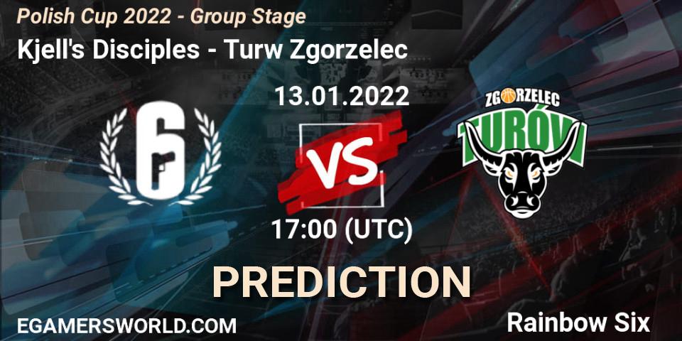 Pronóstico Kjell's Disciples - Turów Zgorzelec. 13.01.2022 at 17:00, Rainbow Six, Polish Cup 2022 - Group Stage