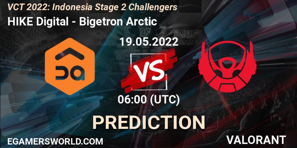 Pronóstico HIKE Digital - Bigetron Arctic. 19.05.2022 at 06:00, VALORANT, VCT 2022: Indonesia Stage 2 Challengers