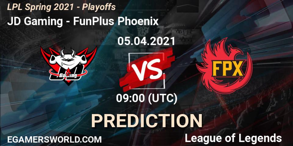 Pronóstico JD Gaming - FunPlus Phoenix. 05.04.21, LoL, LPL Spring 2021 - Playoffs