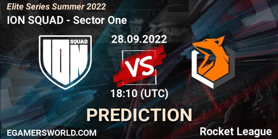 Pronóstico ION SQUAD - Sector One. 28.09.2022 at 18:10, Rocket League, Elite Series Summer 2022