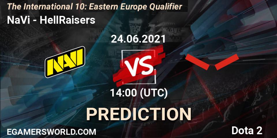 Pronóstico NaVi - HellRaisers. 24.06.2021 at 14:31, Dota 2, The International 10: Eastern Europe Qualifier