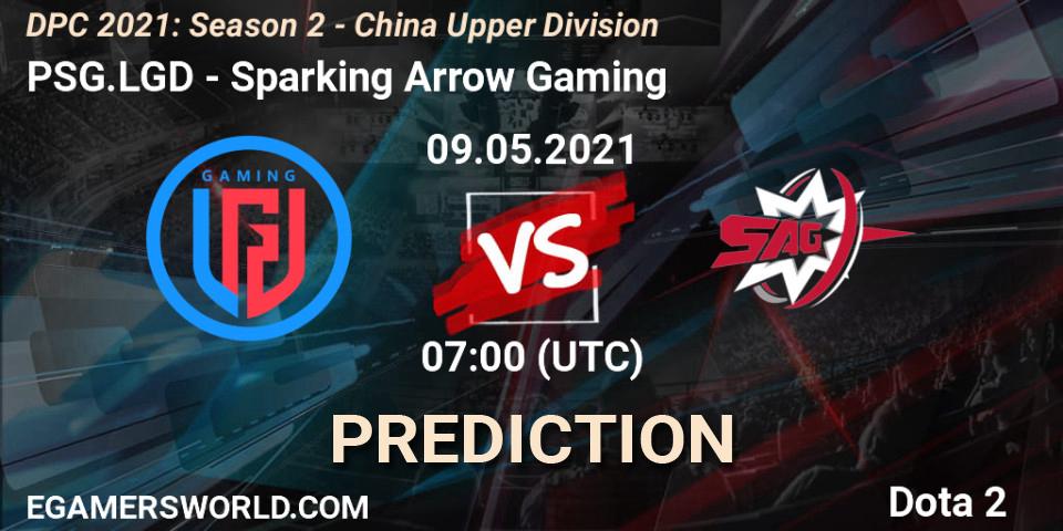 Pronóstico PSG.LGD - Sparking Arrow Gaming. 09.05.2021 at 07:40, Dota 2, DPC 2021: Season 2 - China Upper Division