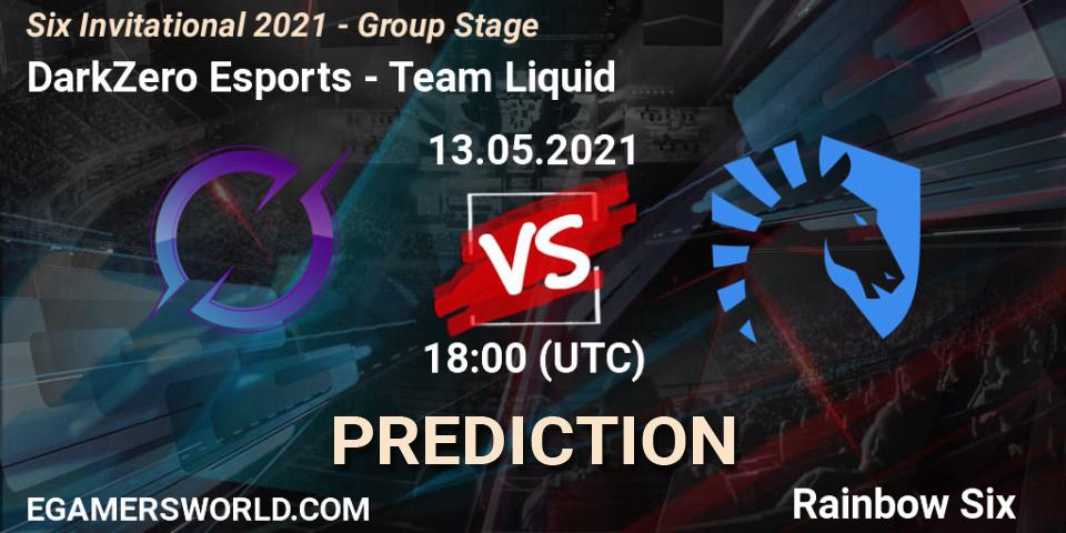 Pronóstico DarkZero Esports - Team Liquid. 13.05.2021 at 18:00, Rainbow Six, Six Invitational 2021 - Group Stage