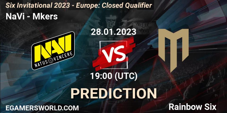 Pronóstico NaVi - Mkers. 28.01.23, Rainbow Six, Six Invitational 2023 - Europe: Closed Qualifier