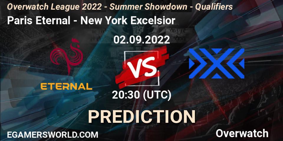 Pronóstico Paris Eternal - New York Excelsior. 02.09.22, Overwatch, Overwatch League 2022 - Summer Showdown - Qualifiers