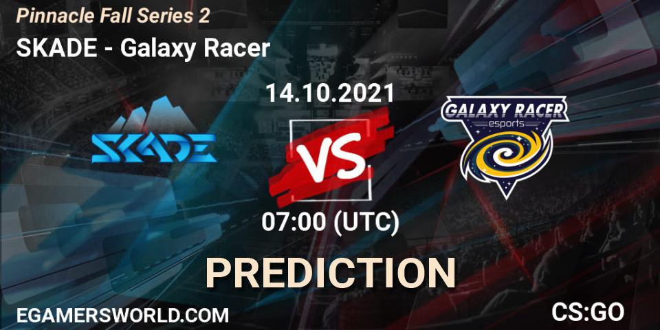 Pronóstico SKADE - Galaxy Racer. 14.10.2021 at 07:00, Counter-Strike (CS2), Pinnacle Fall Series #2