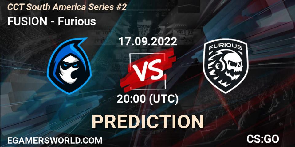 Pronóstico FUSION - Furious. 17.09.2022 at 20:00, Counter-Strike (CS2), CCT South America Series #2
