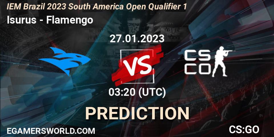 Pronóstico Isurus - Flamengo. 27.01.23, CS2 (CS:GO), IEM Brazil Rio 2023 South America Open Qualifier 1