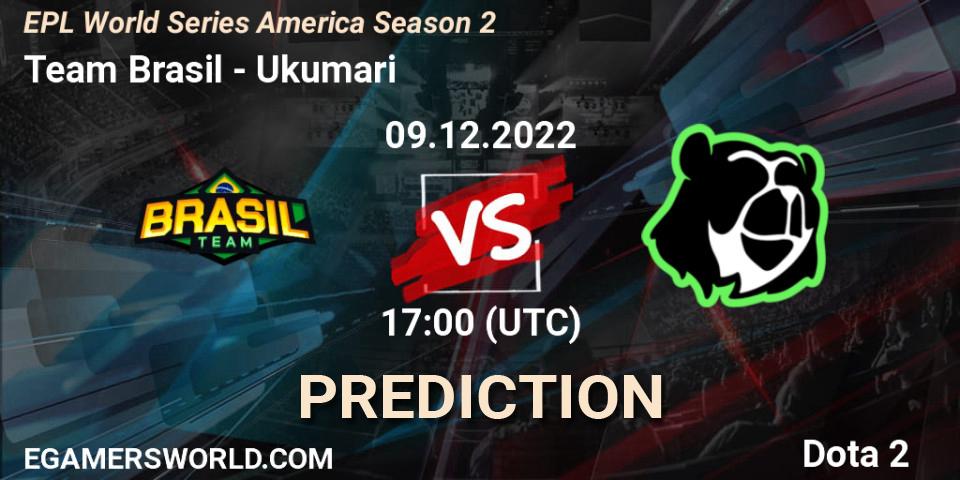 Pronóstico Team Brasil - Ukumari. 09.12.2022 at 17:16, Dota 2, EPL World Series America Season 2