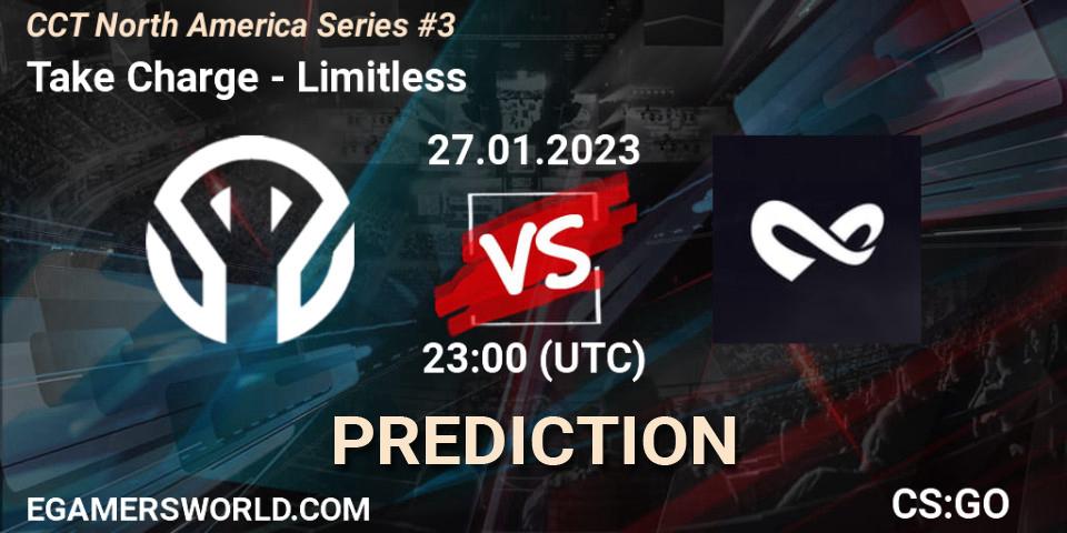 Pronóstico Take Charge - Limitless. 28.01.23, CS2 (CS:GO), CCT North America Series #3