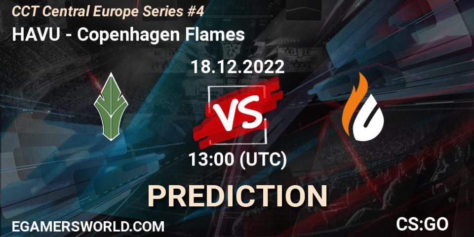 Pronóstico HAVU - Copenhagen Flames. 18.12.22, CS2 (CS:GO), CCT Central Europe Series #4