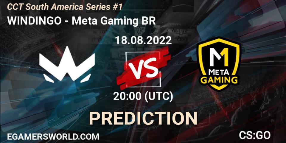 Pronóstico WINDINGO - Meta Gaming BR. 18.08.2022 at 21:30, Counter-Strike (CS2), CCT South America Series #1