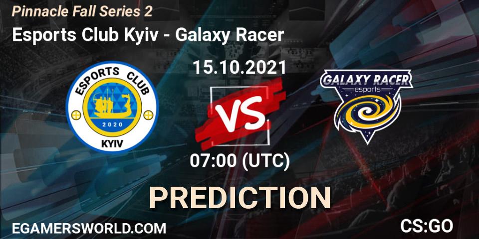 Pronóstico Esports Club Kyiv - Galaxy Racer. 15.10.2021 at 07:00, Counter-Strike (CS2), Pinnacle Fall Series #2