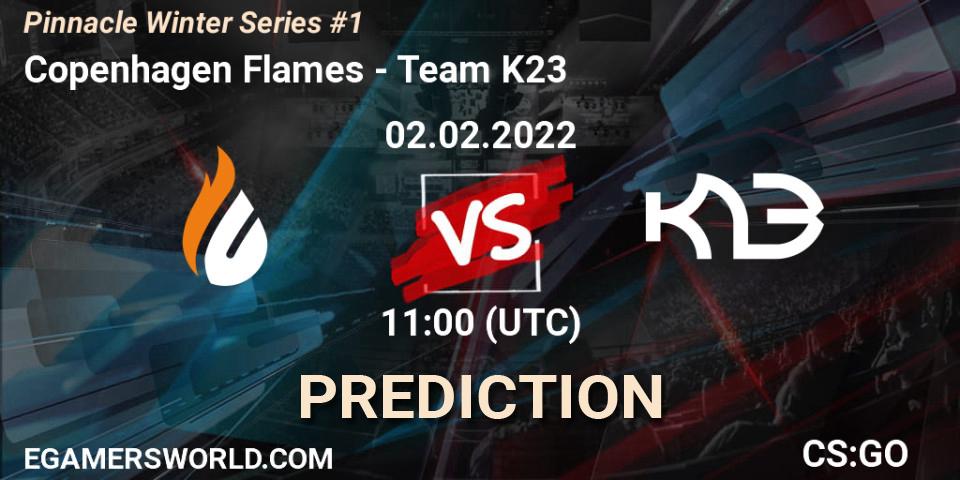 Pronóstico Copenhagen Flames - Team K23. 02.02.2022 at 11:00, Counter-Strike (CS2), Pinnacle Winter Series #1