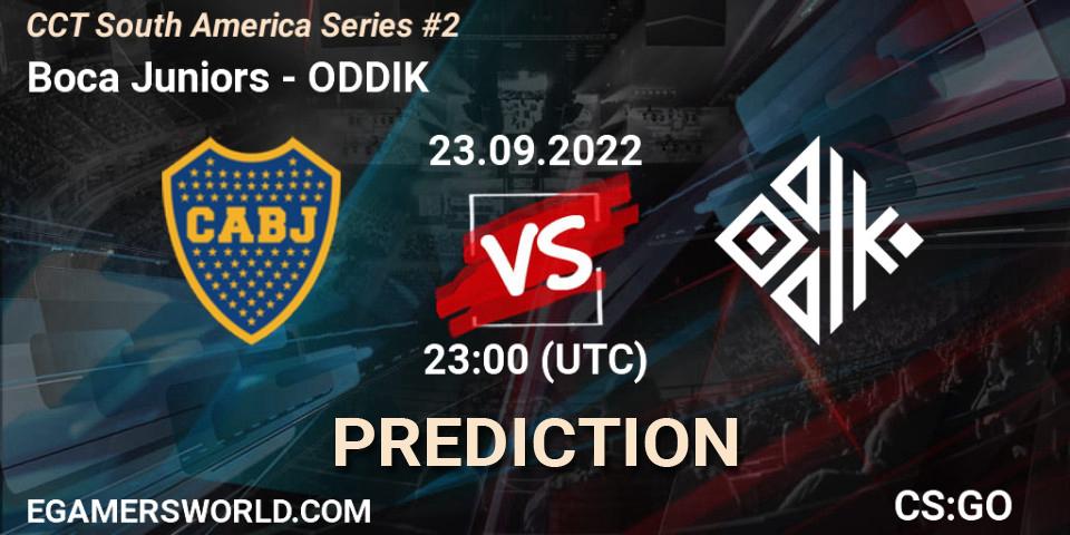 Pronóstico Boca Juniors - ODDIK. 23.09.2022 at 23:00, Counter-Strike (CS2), CCT South America Series #2