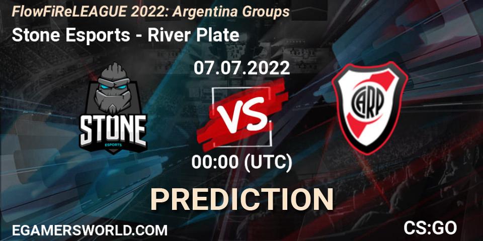 Pronóstico Stone Esports - River Plate. 06.07.2022 at 23:40, Counter-Strike (CS2), FlowFiReLEAGUE 2022: Argentina Groups