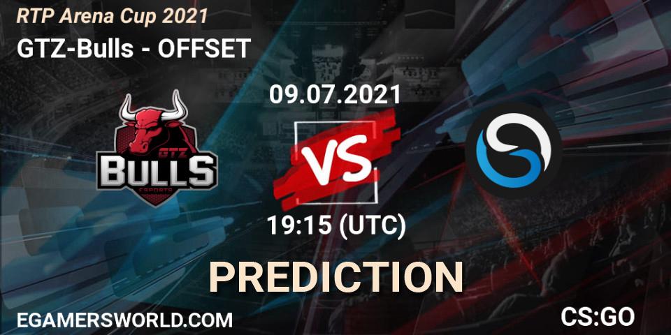 Pronóstico GTZ-Bulls - OFFSET. 09.07.2021 at 19:15, Counter-Strike (CS2), RTP Arena Cup 2021