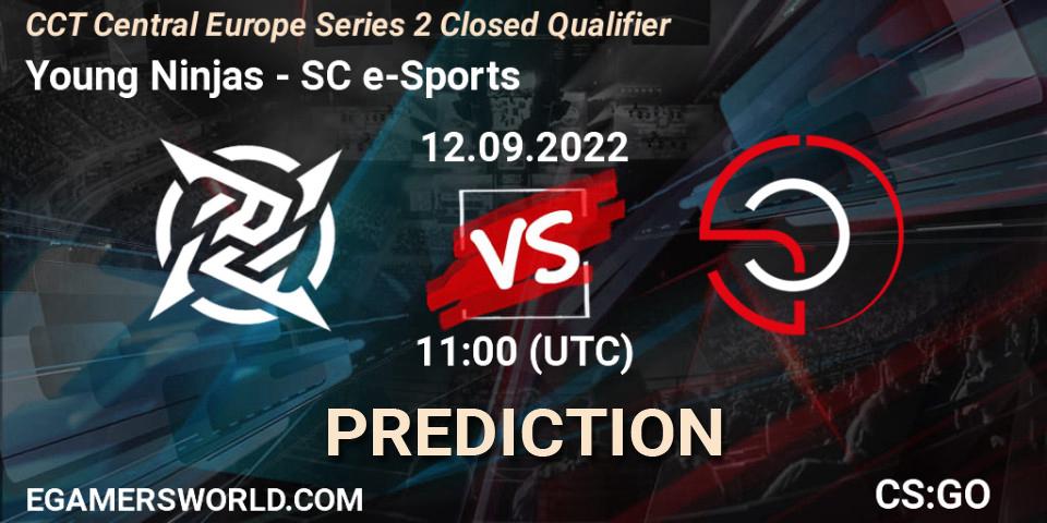 Pronóstico Young Ninjas - SC e-Sports. 12.09.2022 at 11:00, Counter-Strike (CS2), CCT Central Europe Series 2 Closed Qualifier