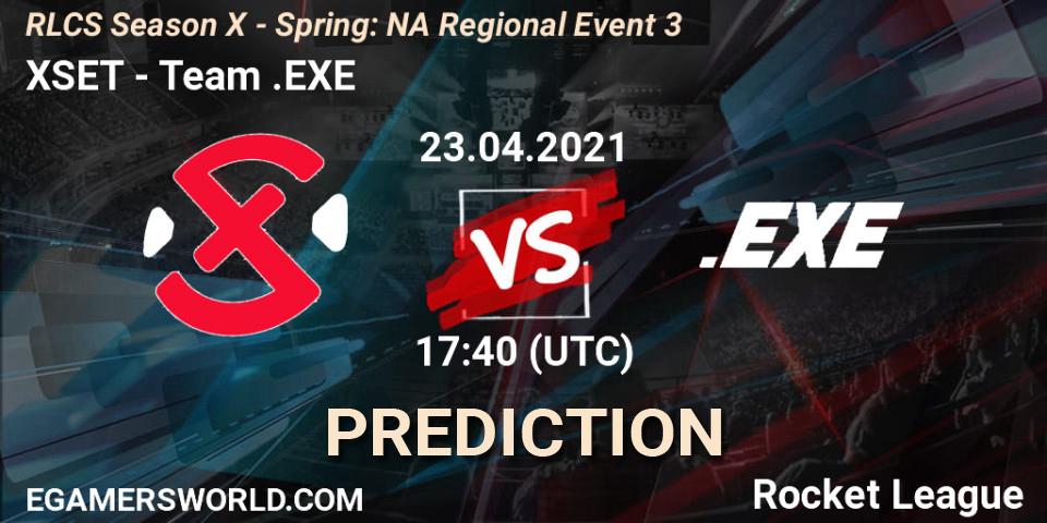 Pronóstico XSET - Team.EXE. 23.04.21, Rocket League, RLCS Season X - Spring: NA Regional Event 3