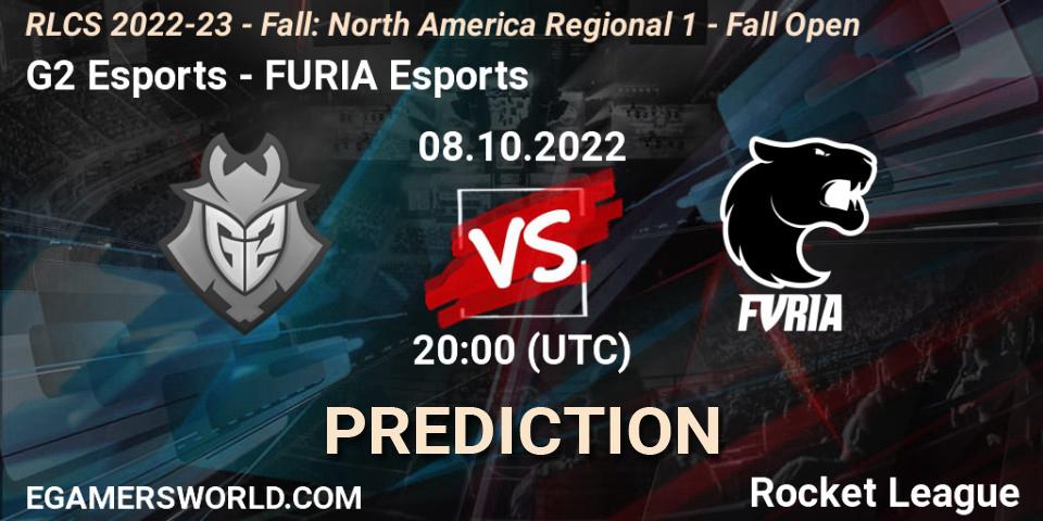 Pronóstico G2 Esports - FURIA Esports. 08.10.2022 at 19:45, Rocket League, RLCS 2022-23 - Fall: North America Regional 1 - Fall Open