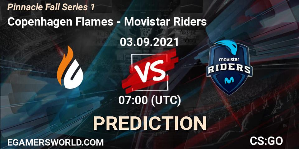 Pronóstico Copenhagen Flames - Movistar Riders. 03.09.2021 at 07:00, Counter-Strike (CS2), Pinnacle Fall Series #1
