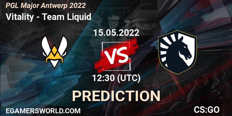 Pronóstico Vitality - Team Liquid. 15.05.2022 at 12:35, Counter-Strike (CS2), PGL Major Antwerp 2022