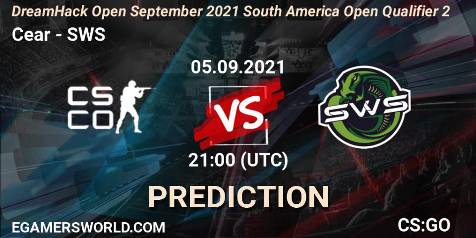 Pronóstico Ceará eSports - SWS. 05.09.2021 at 21:10, Counter-Strike (CS2), DreamHack Open September 2021 South America Open Qualifier 2