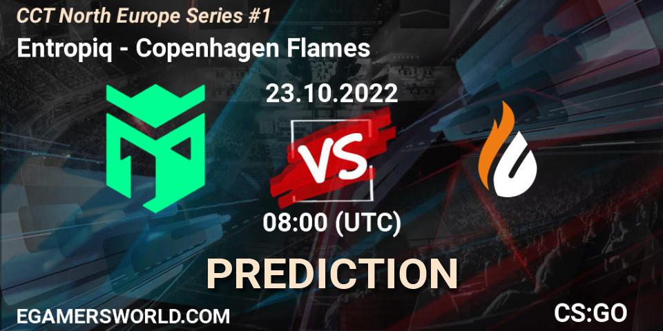 Pronóstico Entropiq - Copenhagen Flames. 23.10.2022 at 08:00, Counter-Strike (CS2), CCT North Europe Series #1