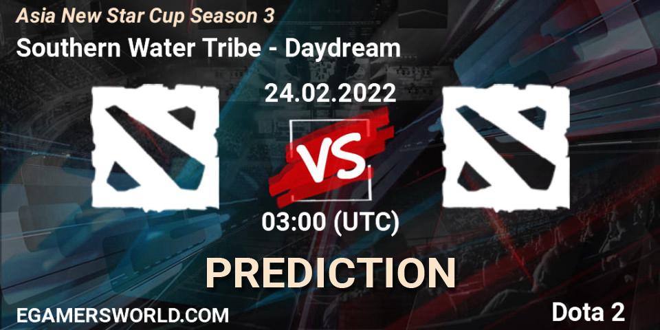 Pronóstico Southern Water Tribe - Daydream. 24.02.2022 at 03:44, Dota 2, Asia New Star Cup Season 3