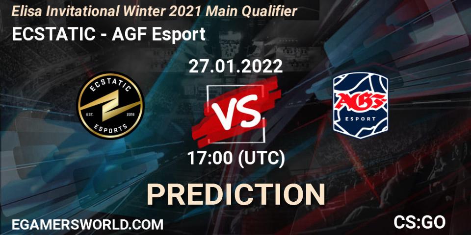 Pronóstico ECSTATIC - AGF Esport. 27.01.2022 at 17:00, Counter-Strike (CS2), Elisa Invitational Winter 2021 Main Qualifier