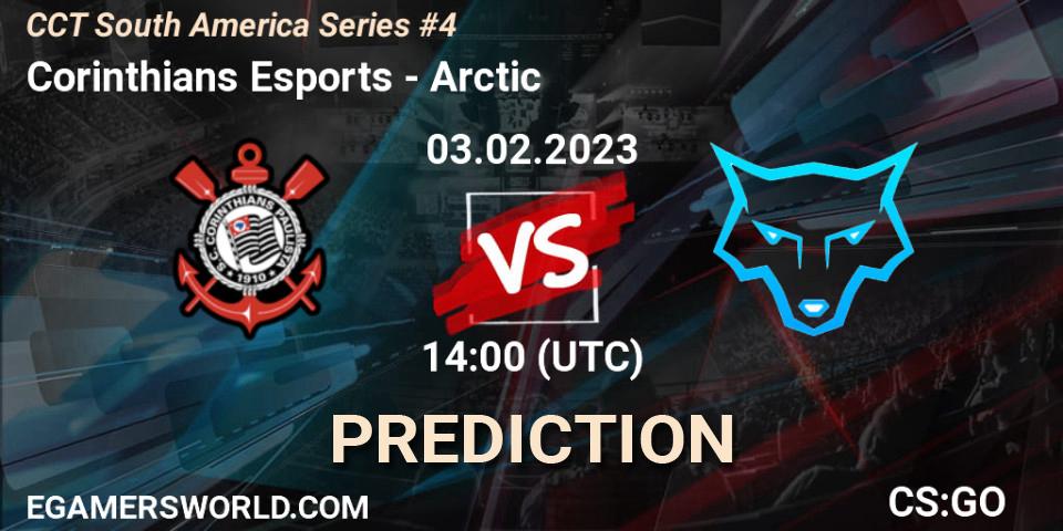 Pronóstico Corinthians Esports - Arctic. 03.02.23, CS2 (CS:GO), CCT South America Series #4