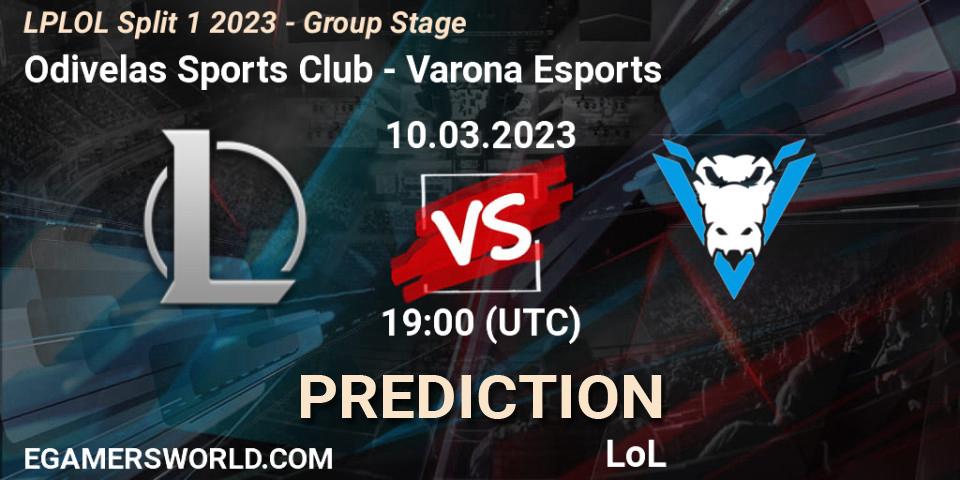 Pronóstico Odivelas Sports Club - Varona Esports. 10.03.2023 at 19:00, LoL, LPLOL Split 1 2023 - Group Stage