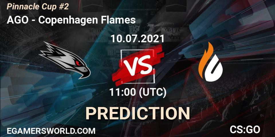 Pronóstico AGO - Copenhagen Flames. 10.07.2021 at 11:00, Counter-Strike (CS2), Pinnacle Cup #2