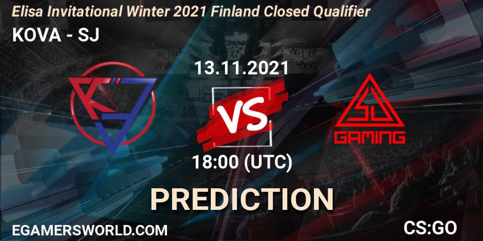 Pronóstico KOVA - SJ. 13.11.21, CS2 (CS:GO), Elisa Invitational Winter 2021 Finland Closed Qualifier