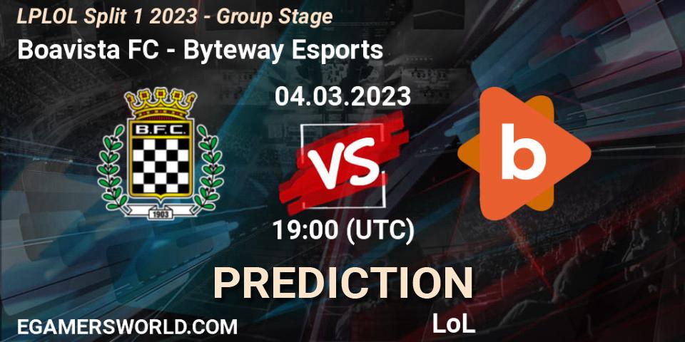 Pronóstico Boavista FC - Byteway Esports. 09.02.2023 at 19:00, LoL, LPLOL Split 1 2023 - Group Stage