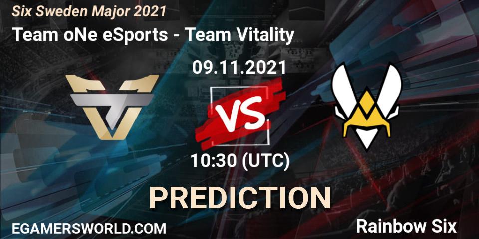 Pronóstico Team oNe eSports - Team Vitality. 09.11.21, Rainbow Six, Six Sweden Major 2021