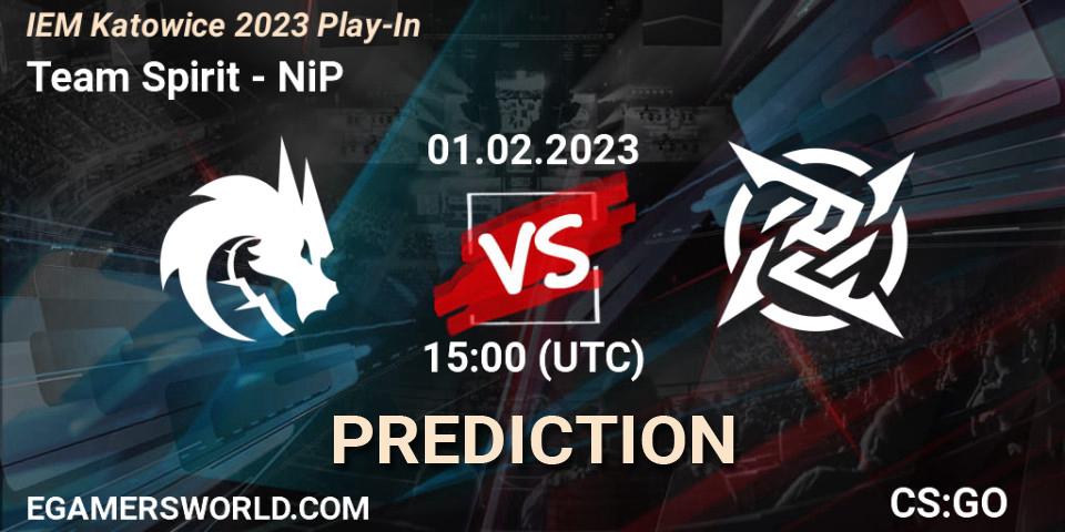 Pronóstico Team Spirit - NiP. 01.02.23, CS2 (CS:GO), IEM Katowice 2023 Play-In