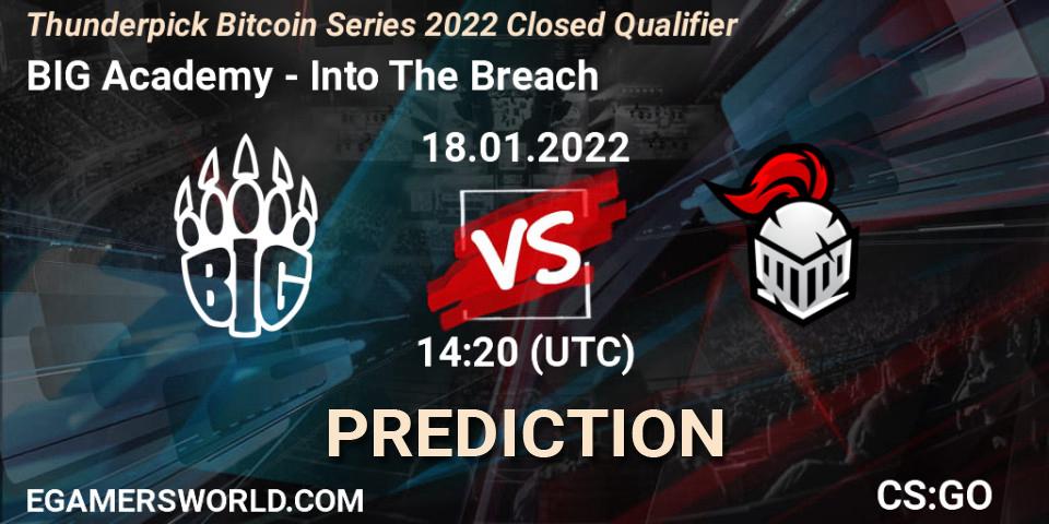 Pronóstico BIG Academy - Into The Breach. 18.01.22, CS2 (CS:GO), Thunderpick Bitcoin Series 2022 Closed Qualifier