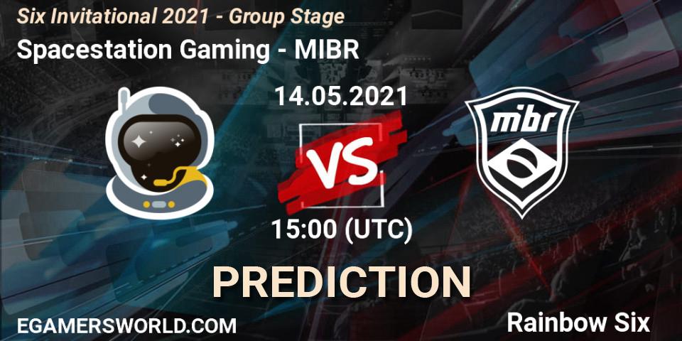 Pronóstico Spacestation Gaming - MIBR. 14.05.2021 at 16:00, Rainbow Six, Six Invitational 2021 - Group Stage