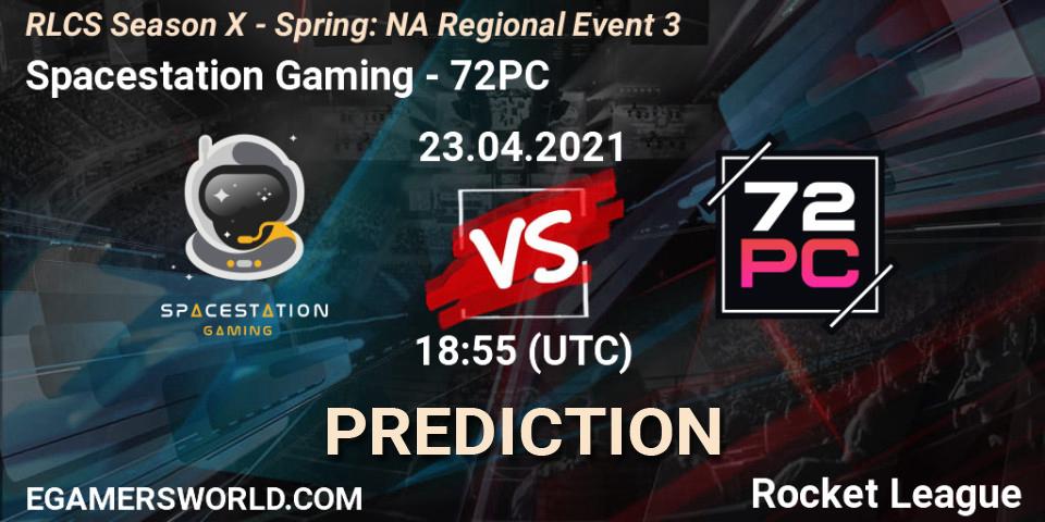 Pronóstico Spacestation Gaming - 72PC. 23.04.2021 at 19:15, Rocket League, RLCS Season X - Spring: NA Regional Event 3
