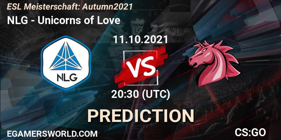 Pronóstico NLG - Unicorns of Love. 11.10.2021 at 20:30, Counter-Strike (CS2), ESL Meisterschaft: Autumn 2021