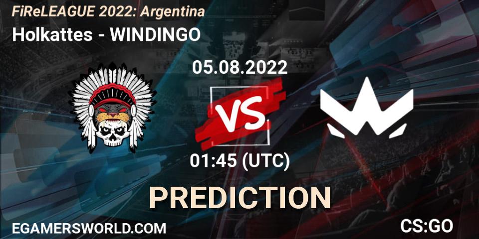 Pronóstico Holkattes - WINDINGO. 05.08.2022 at 00:00, Counter-Strike (CS2), FiReLEAGUE 2022: Argentina
