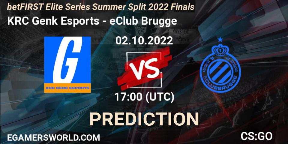 Pronóstico KRC Genk Esports - eClub Brugge. 02.10.2022 at 10:25, Counter-Strike (CS2), betFIRST Elite Series Summer Split 2022 Finals