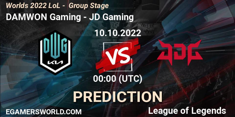 Pronóstico DAMWON Gaming - JD Gaming. 09.10.2022 at 02:15, LoL, Worlds 2022 LoL - Group Stage
